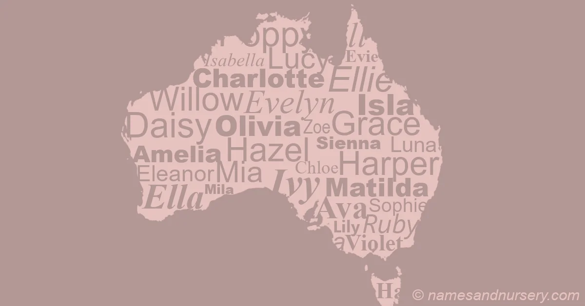 Top Girl Names in Australia